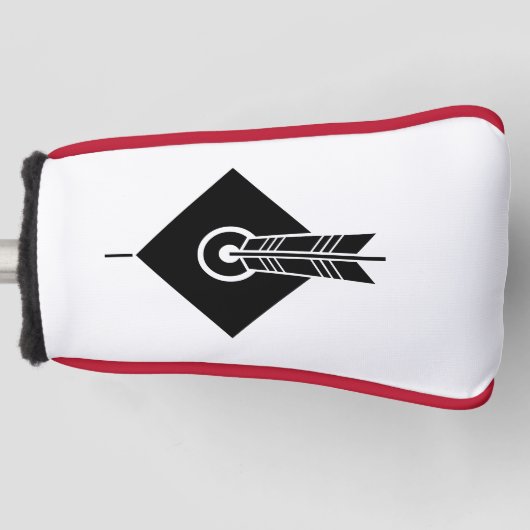 Pijl raakt doel Golf Head-Hoesjes Golfheadcover (Voorkant)