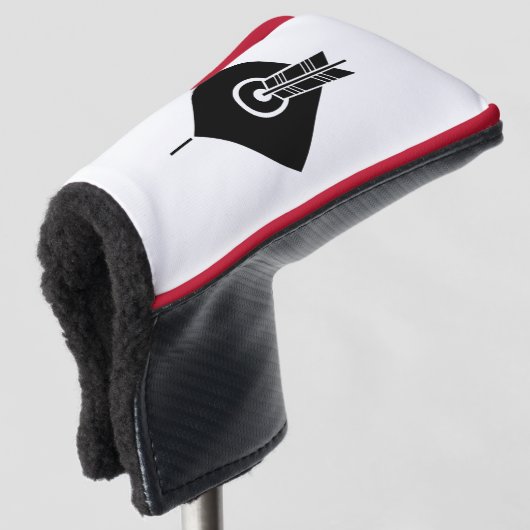 Pijl raakt doel Golf Head-Hoesjes Golfheadcover (3/4 voorkant)