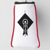 Pijl raakt doel Golf Head-Hoesjes Golfheadcover (Draai 90)