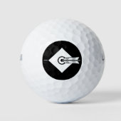 Pijl raakt doel Golfballen (Voorkant)