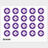 Pijl raakt doelstickers en labels (Vel)