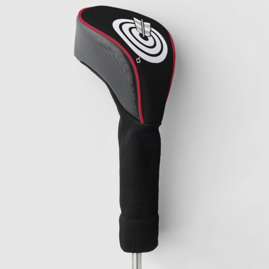 Pijl raakt een rond doel Golf Head Covers (Schuin)