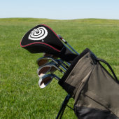 Pijl raakt een rond doel Golf Head Covers (Insitu)