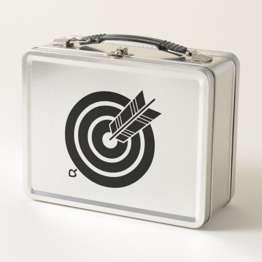 Pijl raakt ronde doel Lunch Boxes (Voorkant)