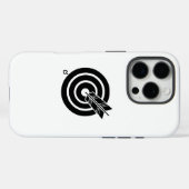 Pijl raakte een rond doel iPhone 16 Pro-Hoesjes Case-Mate iPhone Case (Achterkant (horizontaal))