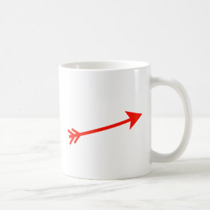 Pijl Rood 15deg Het MUSEUM Zazzle Gifts Koffiemok