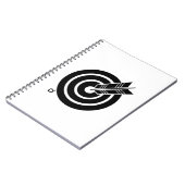 Pijl slaat rond doel Notitieboeken en journalen (Linkerzijde)