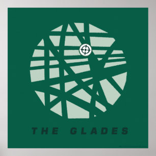 Pijl   Stadskaart Glades Poster