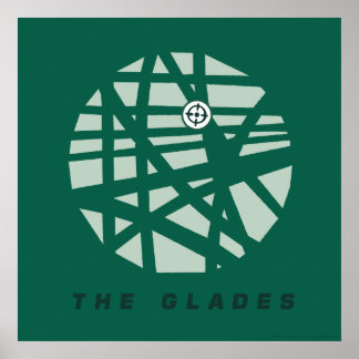 Pijl | Stadskaart Glades Poster