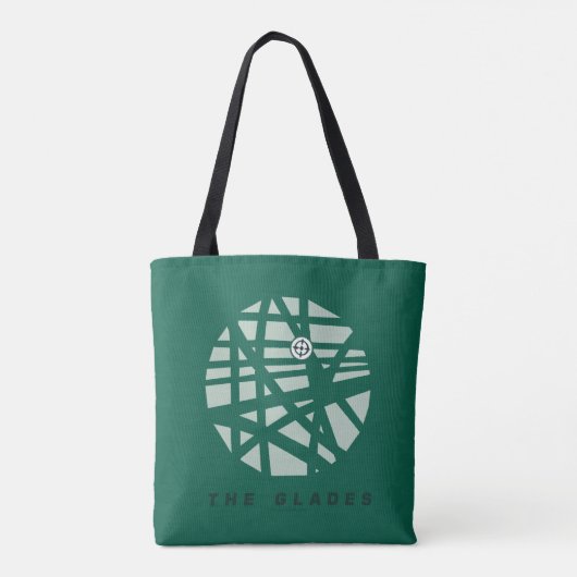 Pijl | Stadskaart Glades Tote Bag (Achterkant)