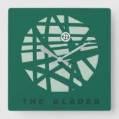 Pijl | Stadskaart Glades Vierkante Klok (Voorkant)