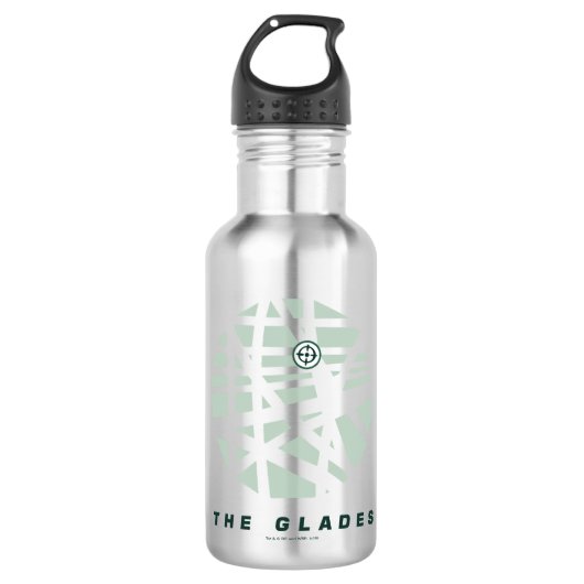 Pijl | Stadskaart Glades Waterfles (Voorkant)