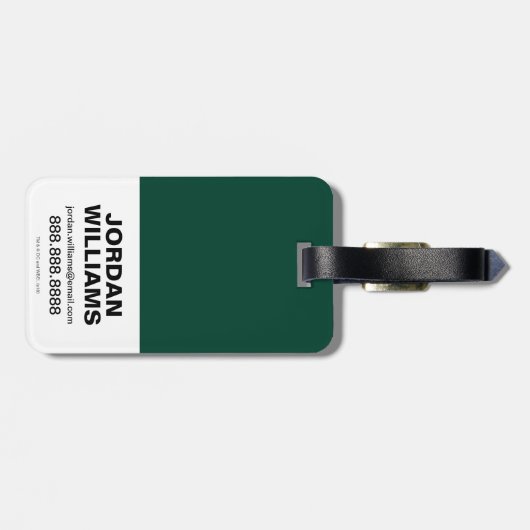 Pijl | Starling City Arrow-badge Bagagelabel (Achterkant horizontaal)