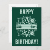 Pijl | Starling City Arrow-badge Briefkaart (Voorkant / Achterkant)