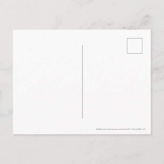 Pijl | Starling City Arrow-badge Briefkaart (Achterkant)