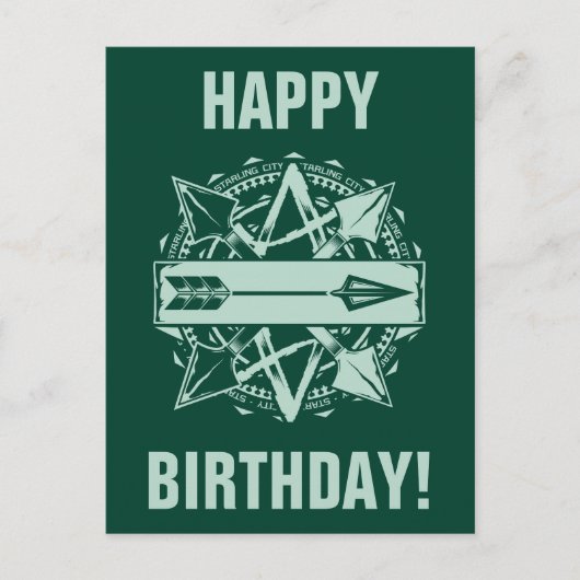 Pijl | Starling City Arrow-badge Briefkaart (Voorkant)