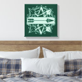 Pijl | Starling City Arrow-badge Canvas Afdruk (Insitu (Slaapkamer))