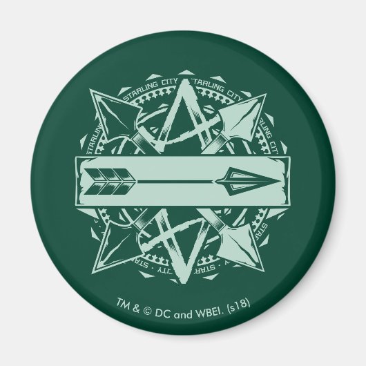 Pijl | Starling City Arrow-badge Magneet (Voorkant)