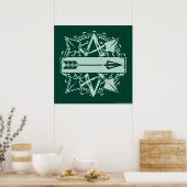 Pijl | Starling City Arrow-badge Poster (Keuken)