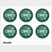 Pijl | Starling City Arrow-badge Ronde Sticker (Vel)