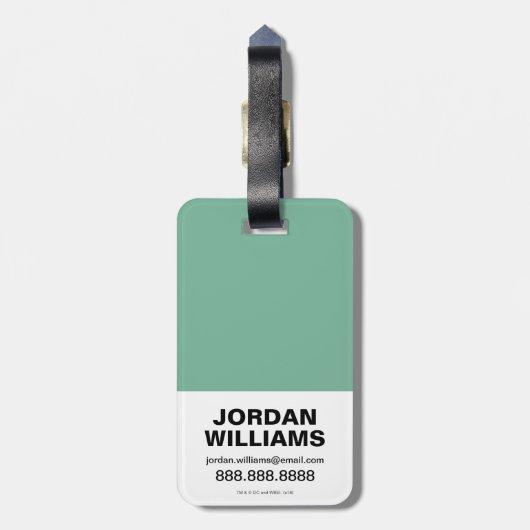 Pijl | Starling City Arrow Logo Bagagelabel (Achterkant verticaal)