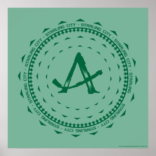 Pijl | Starling City Arrow Logo Poster (Voorkant)