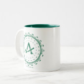 Pijl | Starling City Arrow Logo Tweekleurige Koffiemok (Voorkant links)