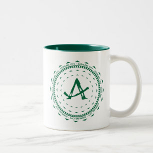 Pijl   Starling City Arrow Logo Tweekleurige Koffiemok