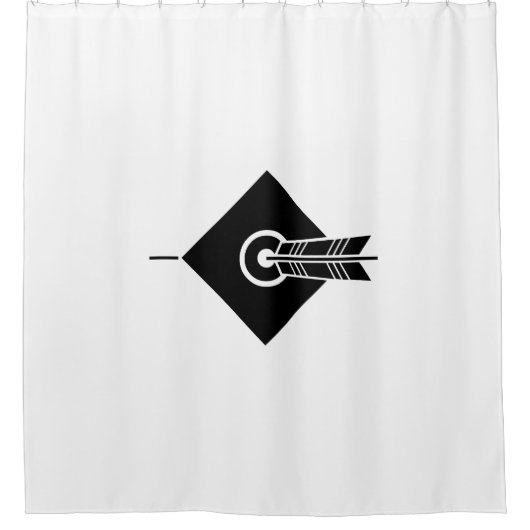 Pijl-toets doelgordijnen douchegordijn (Voorkant)