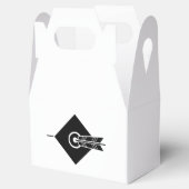 Pijl-toetsvakjes Bedankdoosjes (Geopend)