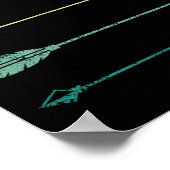  Pijl Traditionele Archerie Bow Hunti Poster (Hoek)