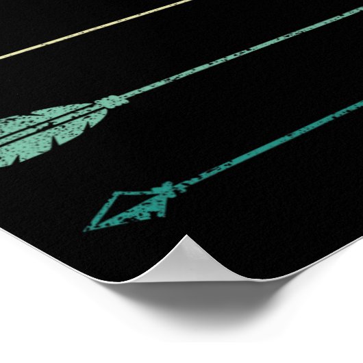  Pijl Traditionele Archerie Bow Hunti Poster (Hoek)