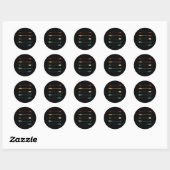 Pijl Traditionele Archerie Bow Hunti Ronde Sticker (Vel)
