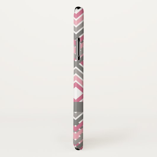 Pijl Tribal Roze Grijs Gepersonaliseerd Patroon Case-Mate iPhone Case (Achterkant / rechts)