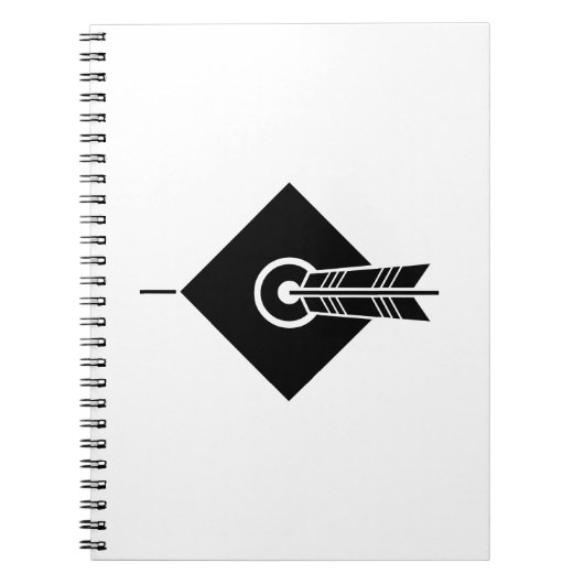 Pijl trof doel Notitieboeken & Journals (Voorkant)