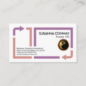 Pijl-verplaatsing Lijst personeel Visitekaartje (Voorkant)