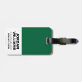 Pijl | Verticale pijlen Grafisch Bagagelabel (Achterkant horizontaal)