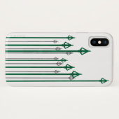Pijl | Verticale pijlen Grafisch Case-Mate iPhone Case (Achterkant (horizontaal))