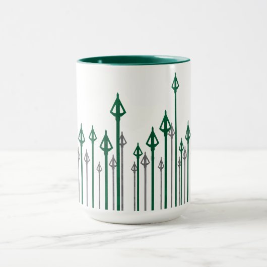 Pijl | Verticale pijlen Grafisch Mok (Midden)