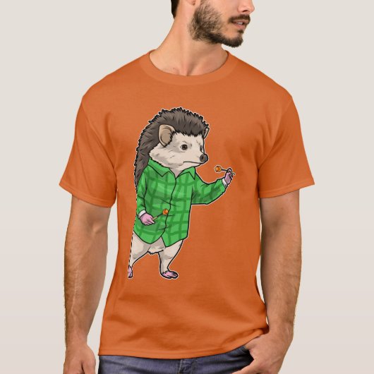 Pijl voor egel dart t-shirt (Voorkant)