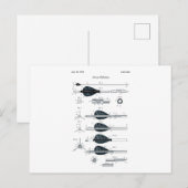 Pijl voor het definiëren van architectuur briefkaart (Voorkant / Achterkant)