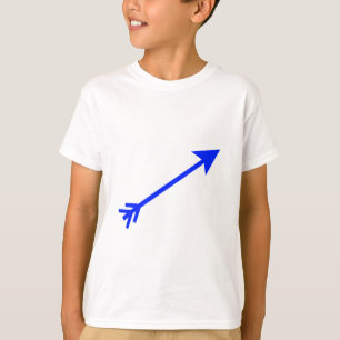 Pijlblauw 35deg Het MUSEUM Zazzle Gifts T-shirt