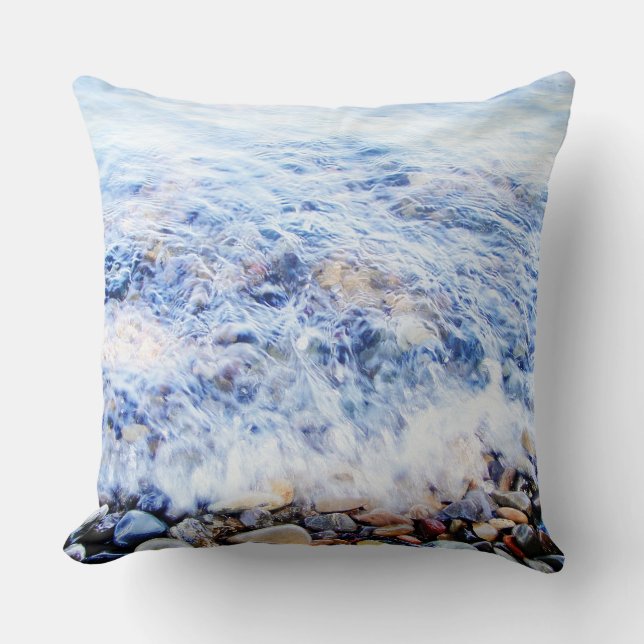 Pijlblauw water en stenen kussen (Voorkant)
