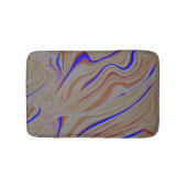 Pijlblauwe rimpels tussen lagen cement verbrand badmat (Voorkant)