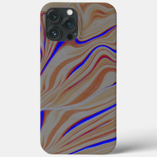 Pijlblauwe rimpels tussen lagen cement verbrand Case-Mate iPhone case