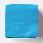 Pijlblauwe watergolf bedankdoosjes (Bovenkant)