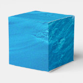 Pijlblauwe watergolf bedankdoosjes (Achterkant)