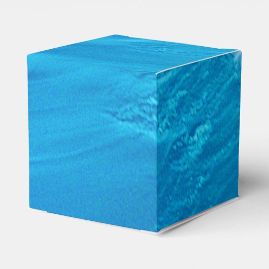 Pijlblauwe watergolf bedankdoosjes (Achterkant)