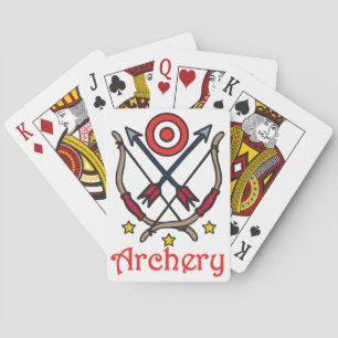Pijlboogschieten Pokerkaarten