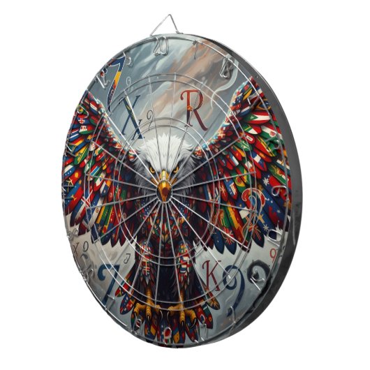 Pijlbord Dartbord (Voorkant Rechts)